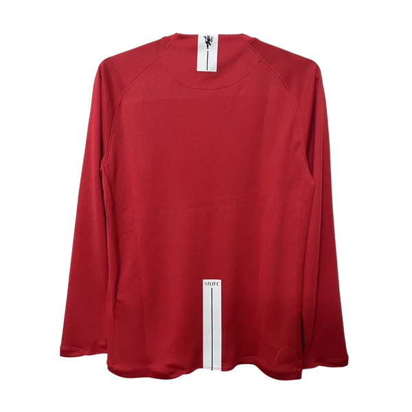 Camisa Manchester United 2008 retro manga larga — vista alternativa