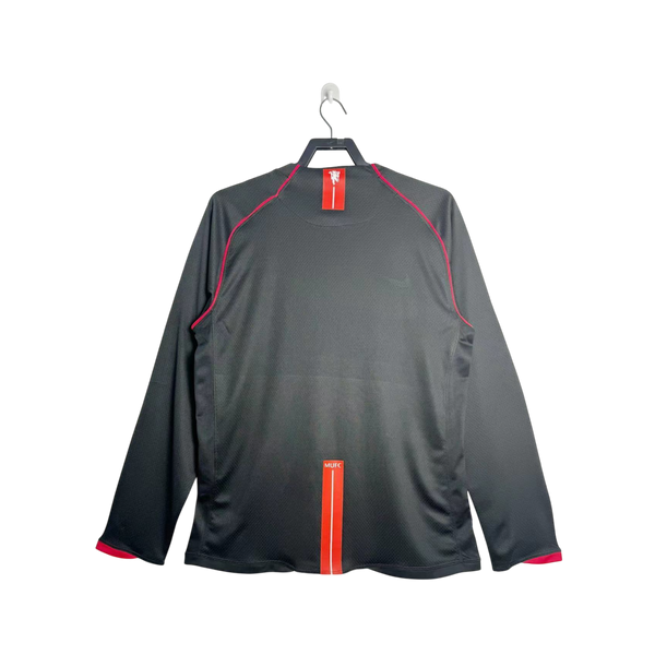 Camisa Manchester United visitante retro 2008 Manga larga — vista alternativa