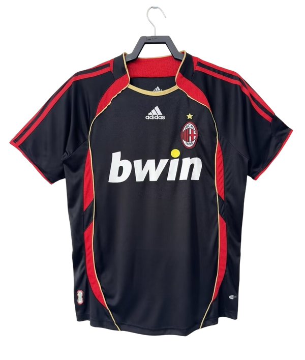 Camisa Milán negra 2007 retro