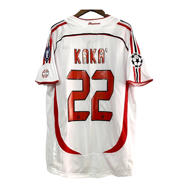 Camisa Milán 2007 retro final de Champions league — vista alternativa