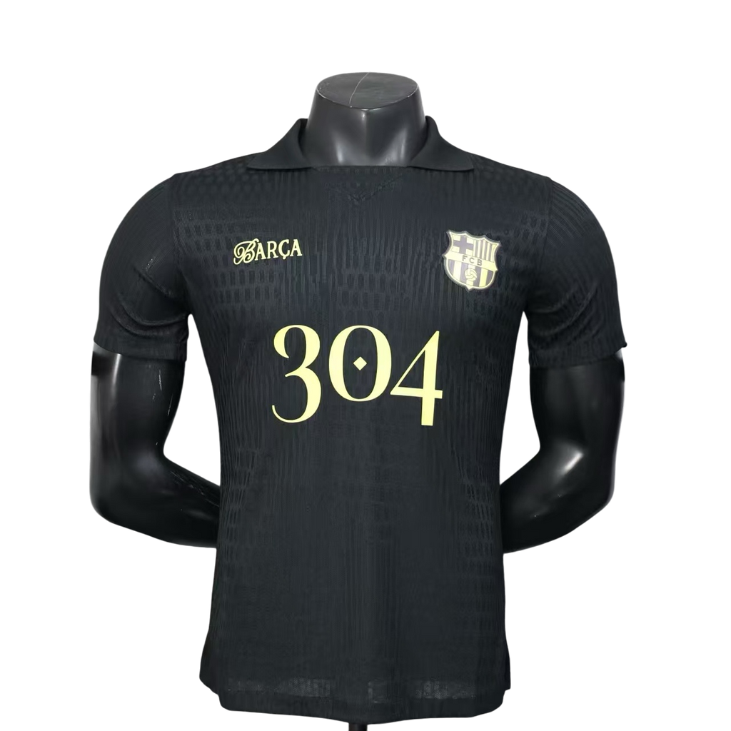 Camisa Barcelona negra especial Lamine Yamal