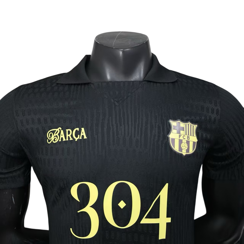 Camisa Barcelona negra especial Lamine Yamal